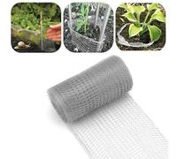 Copper Mesh Slug Repellent UK,Copper Mesh 12.7cm/5in x 6m/20 Feet Fine Wire Mesh Double Layer Knit Copper Wire Mesh,Copper Wire for Slug,Metal Copper Tape for Plants Slug Control (6m/- Silver mesh)