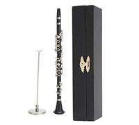 Copper Miniature Flute,Miniature Flute Model with Base realism Musical Instrument Replica, Ideal for Dollhouse Decoration, Collectors, and Music Enthusiasts