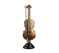 Copper Miniature Replica Model Saxophone Home Ornament Violin Instrument Sax Model(VIOLIN)