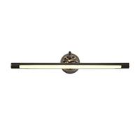 Copper Mirror Headlights Led American Bathroom Copper Mirror Cabinet Lamp Retro Bathroom Makeup Lamps/Black Copper/75.5Cm