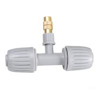 Copper Mist Nozzle for Garden Irrigation, 16mm PE Pipe Fitting Split Cooling Sprayer, Fine Watering Atomizer for Outdoor Plants, Greenhouse Humidity Control and Patio Fogging System