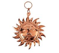 Copper Mix Metal Vastu Sun Mask Home Wall Hanging/Door Hanging Home Decor - 5 Inches Approx
