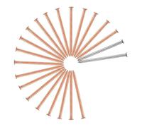 Copper Nails for Effective Stump Removal with 4-Inch and Copper Size 20 Pack Facilitating Effective Stump and Root Removal Construction Built from Pure