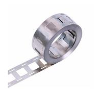 Copper Nickel Strip Power Lithium 10M/Roll 2P 21700 Nickel Plating Steel Strip 0.15 * 31mm Nickel-plated Strips For Lithium Batterys Pack Welding DIY(10M 21700 0.12x32)