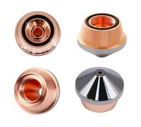 Copper Nozzle for High Power Fiber Laser Cutting M14 Thread Dia 28mm Height 22mm Single Double Layer 0.8-5.0mm Double 2.0mm