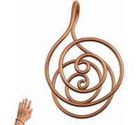 Copper Palm Ring Reiki Spiral Hand Rings for Meditation & Energy Healing, Handmade Copper Cuffs for Crystal Work, Manifestation, And Chakra Balancing, Meditation Gift for Women and Men (1pcs)
