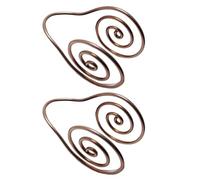 Copper Palm Ring, Reiki Spiral Hand Rings, Handmade Copper Spiral Ring Set, For Healing Breathwork Spiritual Jewelry Family Girls Boys