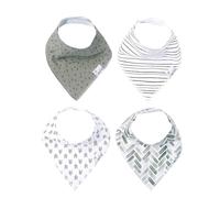 Copper Pearl Baby Bandana Bibs for Drooling and Teething 4 Pack Gift Set "Alta"