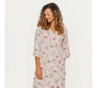 Copper Pearl Everyday Robes for Women: Soft, Lightweight Bathrobe for Women, Maternity and Postpartum Robe - Buttery, Knee-Length, Cute, Adjustable Bathrobe - Wonder Woman™ - Large