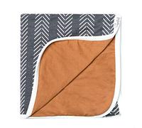 Copper Pearl Large Premium Knit Baby 3 Layer Stretchy Quilt Blanket "Canyon"