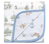Copper Pearl Large Premium Knit Baby 3 Layer Stretchy Quilt Blanket Hundred Acre Wood
