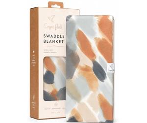 Copper Pearl Large Premium Knit Baby Swaddle Receiving Blanket Picasso