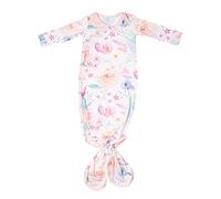 Copper Pearl Newborn Knotted Gown"Bloom"