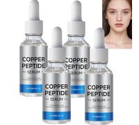 Copper Peptide Face Serum for Sensitive Skin, Calming Repair Serum for Redness and Discomfort, Lightweight Hydrating Facial Care, Daily Skin Barrier Support, 30ml (4pcs)