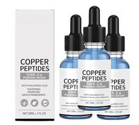 Copper Peptide Facial Serum, Firming and Anti-Aging Cream, Promotes Collagen Production, Moisturizing and Firming Formula, Suitable for All Skin Types