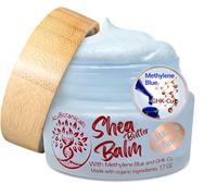 Copper Peptide GHk-Cu & Methylene Blue Infused Shea Butter Balm - Vegan Face & Body Moisturizer for All Skin Types With Organic Ingredients - 1.7 oz