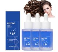 Copper Peptide Hair Care Serum, Non-Greasy & Fast Absorption Formula For Women and Men, Strengthens Roots & Adds Volume, Reduces Thinning & Breakage (90ml, 3)