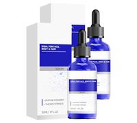 Copper Peptides Serum for Face & Hair - Hair Oils Copper Peptides for Skin, Copper Peptide Serum for Face & Hair - Copper Peptide for Skin, Hair & Scalp - Multi-Purpose Serum Booster (2 Pieces)