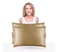 Copper Pillowcase, Copper Infused Pillowcase for Hair and Skin Fine Lines/Wrinkles Reduction Silk Like Soft Pillow Cover (2)