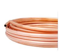 Copper Pipe, 99.9% T2 Copper Magnet Wire 2mm 3mm 4mm 6mm 8mm 10mm 12mm 16mm 19mm Diameter Tube Pipe(1meter 19mmx0.9mm)