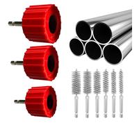 Copper Pipe Cleaner For Drill - Deburring Brush for Pipes - Scrubber for Household Crafts Workshop Plumbing Drill Industrial Outdoor Electrician | Workshop Garage Deburred Household