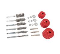 Copper Pipe Cleaner, Inner Wall Metal Tube Cleaner Plumbers Tools for Drill | Copper Pipe Cleaner for Power Drill Tube Cleaning Brush Stainless Steel Bore Brushes Copper Cleaner for Soldering