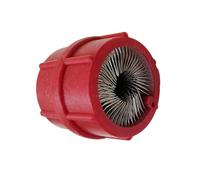 Copper Pipe Cleaning Brush - Ø15-22 mm, Rigid Steel Bristles, for Drill, Removes Oxidation and | Pipe Brush, Plumbing, Welding and Maintenance