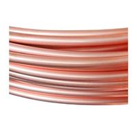 Copper Pipe, Copper Wire Magnet 2mm 3mm 4mm 10mm 19mm 99.9% T2 Pipe(2 Meter x 9.52mm x 0.7mm)