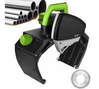 Copper Pipe Cutter Electric - 1000W/1750W Models, Cuts 15-400mm Pipe, 5+1 Adjustable Speeds (2900-3200rpm), Precision Cutting Depth, for Gas, Aluminium, PVC, Steel(1750W)