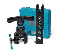 Copper Pipe Flaring Tool Kit Metric/SAE, Universal 45° Eccentric Single Flare Complete Tool Set(Flaring Tool SAE)