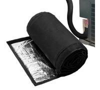 Copper Pipe Insulation Cover - 600D Oxford Line Sleeve Weatherproof Air Conditioning Thermal | 183x26cm Pearl Cotton Aluminum Foil | Pool Heat Pump Underfloor RV Winter Sun Outdoor AC Accessories