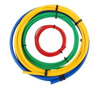 Copper Pipe Plastic Bending Tool, PE Tube Bender Set for 1/4-5/8 Inch AC Refrigeration Lines, Color-Coded 4m Strips with Bag