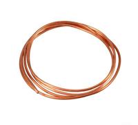 Copper Pipe with an Outer Diameter of 0 5mm Designed Specifically for Refrigerator Usage Measures at a Full Length of Two Meters