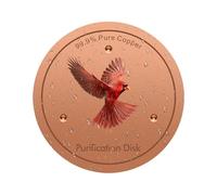 Copper Plate for Bird Bath, 10 cm All-Year Water Purification, Bird Bath Cleaning Plate for the Patio, For Women, Mothers, Gardeners, Nature Lovers, Garden, Backyard, Outdoor, Patio