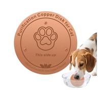 Copper Plate for Bird Bath, Cleaning Plate for Cat Water Bowl, Copper Disc for Cleaning the Bird Bath - for Backyard, Garden, Patio, Home, Indoor and Outdoor Use