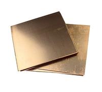 Copper Plate Sheet T 5mm x W 200mm x L 250mm, 1Pcs C110 99.9% T2 Pure Metal Copper Sheets Plates for Jewelry Crafts Repairs Electrical DIY