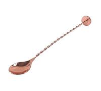 Copper Plated Cocktail Spoon with Masher