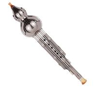 Copper Plated Cucurbit Flute Chinese Traditional Wind Instrument Hulusi Instrument C/Bb Key Hulusi Gourd Flute with Case Gourd Flute