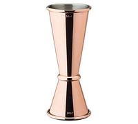 Copper Plated Jigger Measure - Set of 6 -Stainless Steel Spirit Measure with 25ml and 50ml Measures