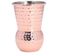 Copper Plated Moscow Mule Mug, Handcrafted 380ml Hammered Design, Perfect for Cocktails and Bartending, Durable and Stylish Drinkware