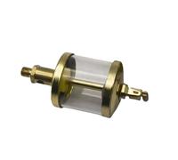Copper Plating Sight Drip Feed Oiler OD32-100mm, Lubricator Needle Valve Oil Filling Cup 1pc(1/4inch*63mm)