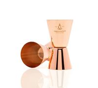 Copper Premium Jigger Professional | Cocktail Spirit Measure 25ml 50ml | Gin Measure, Alcohol Measure, Cocktail Measuring Tool | Gift Box Option | Premium, Luxury, Home Bar Accessories | Bartender