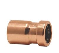 Copper Push-FIT Fitting Reducer F 22MM X M 28MM, Suitable for Drinking Water, Suitable for Water Systems, Suitable for Hard & Soft Water Areas, 1 in Pack