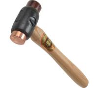 Copper Rawhide Double Sided Hammer Size A Wooden Handle 400g Hand Tool Workshop