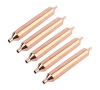 Copper Refrigerator Filter Dryer, 5PCS 19mm x 127mm Molecular Sieve Drier for Water Purification, 3mm Inlet 6mm Outlet, Compatible with Most Fridge Models