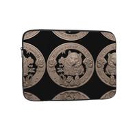 Copper Ring Printed 17 inch Laptop Case, Business/Office Commuter Laptop Case