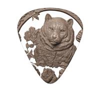 Copper ring Printed pick set - 12 pieces, thin, medium and thick guitar picks, suitable for guitar, bass, electric guitar and ukulele