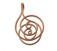 Copper Rings for Women Healing Spiral Hand Rings with Crystals, Handmade Copper Ring Set for Energy Healing, Chakra Balancing, Yoga, Breathwork & Spiritual Jewelry Gift for Mindful Women