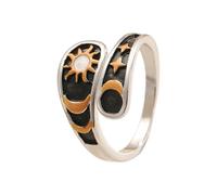 Copper Rings with Moons Star Sun Design for Everyday Comfort Everyday Wear