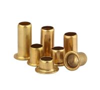Copper Rivet Nuts Through Hole Rivets Tubular Rivets Double-sided Circuit Board PCB Nails M0.9M1.3 M1.5 M2 M2.3 M2.5 M3 M4 M5 M6(M2(200pcs),7mm)